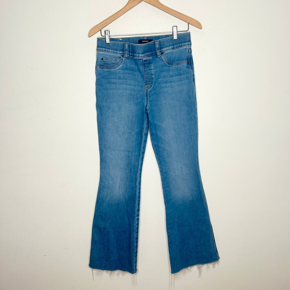 SPANX Flare Raw Hem Jeans